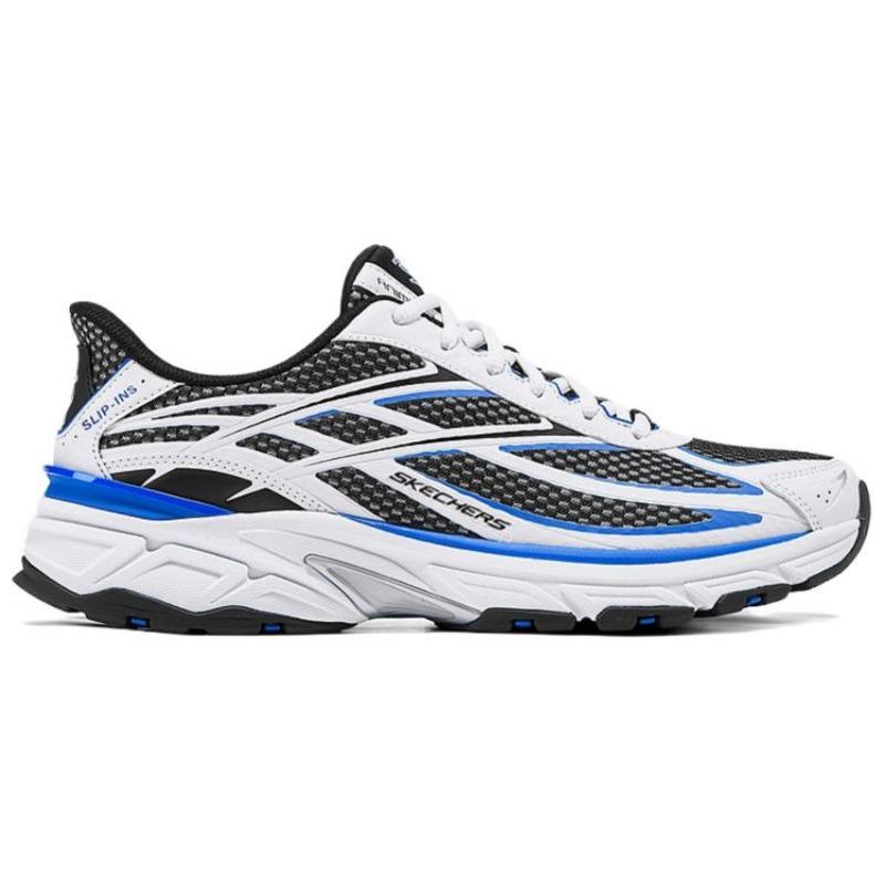 Skechers Slip Ins Men Retro Light Casual Shoes White 233152-WBKB