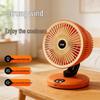 USB Charging Silent Oscillating Desktop Fan for Office, Dorm, and Home