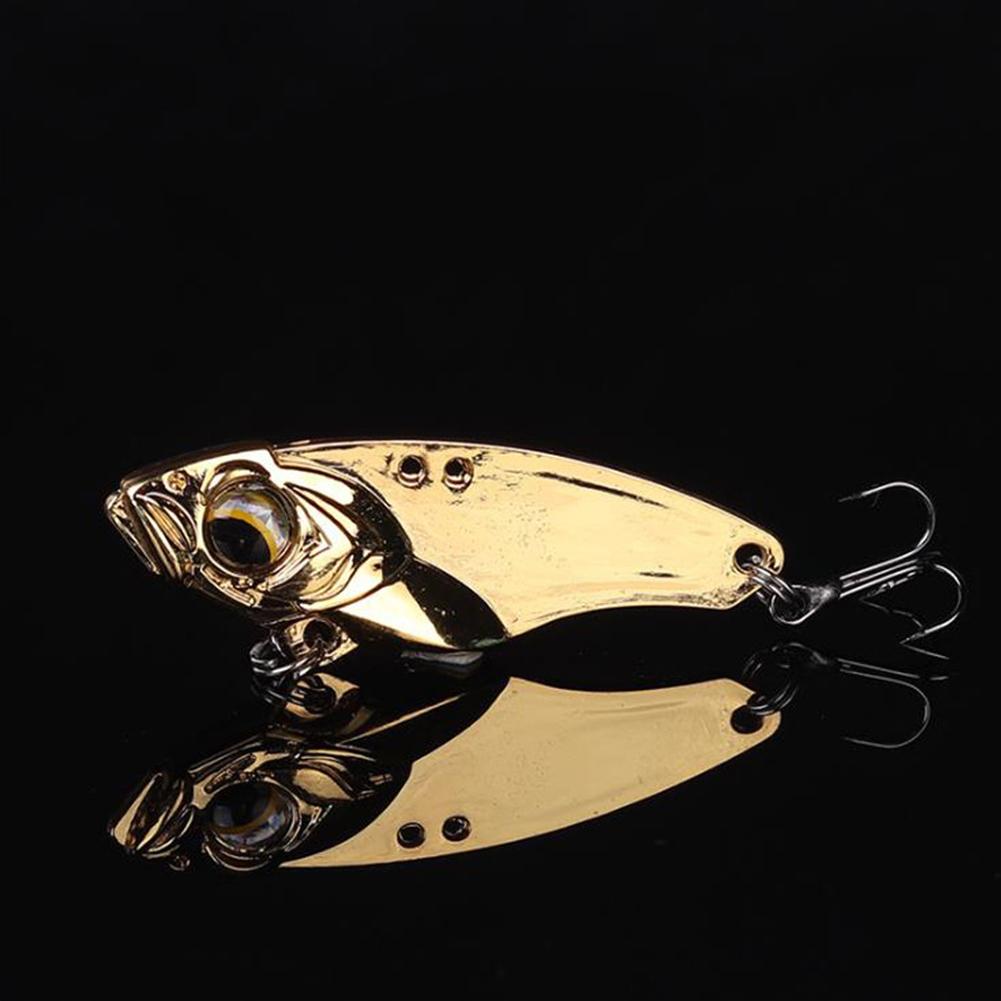 High Simulation Lure Zinc Alloy Sinking Lure Bait 7g/14g For Sea Bass Sequined Bionic Bait With 2 Treble Hook For Bass Panfish