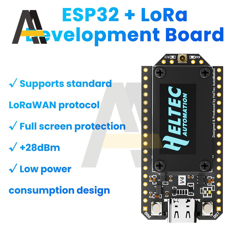 Новая плата Heltec V4 0,96 дюйма OLED с питанием от солнечной батареи LoRa 32 Dev-Board GPS ESP32 SX1262 WiFi BLE Низкое энергопотребление Для Arduino IoT Meshtastic