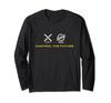 Cryptocurrency T-shirt XRP XLM Coin Control the Future Long Sleeve T-shirt