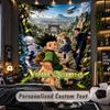 Personalized Wall Tapestry,Hunter × Hunter Custom Printed Name, Fabric Wall Art For Indoor Room Backdrop