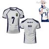Maglia Anime Giapponese Nagi Seishiro Niko Ikki Stampa 3D T-Shirt Uomo Donna Manica Corta Calcio Abbigliamento Sportivo Costume Cosplay Top Tee
