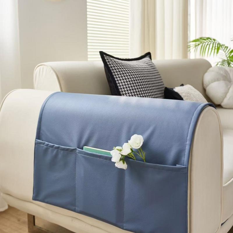 Sofa Armrest Organizer Pouch Sofa Cover Side Pockets for Storage Home Hanging Organizer Magazine Books Snacks Remote Control
