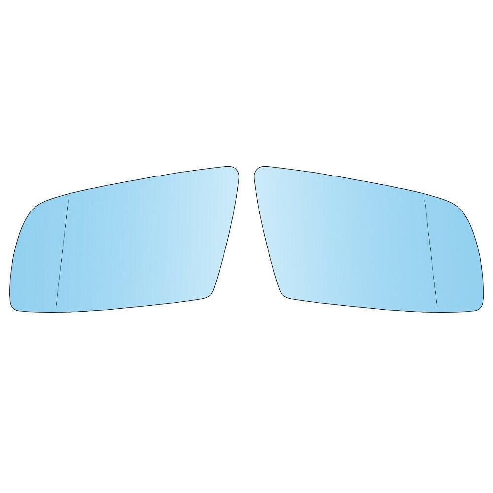 Links + Rechts Beheizte Blaue Außenspiegelgläser Für BMW 5er E60 2003-2009