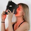 Silk Moon Black - LED Facial Mask - 4 Wavelengths - Remote Control