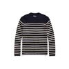 Polo Ss22 Long Sleeve Striped Crew Neck Knit Sweater Men Sweater Navy-Blue MNPOSWE16820992