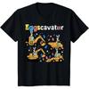 Eggscavator Easter Egg Hunt Construction Trucks Toddler Boys Tshirt