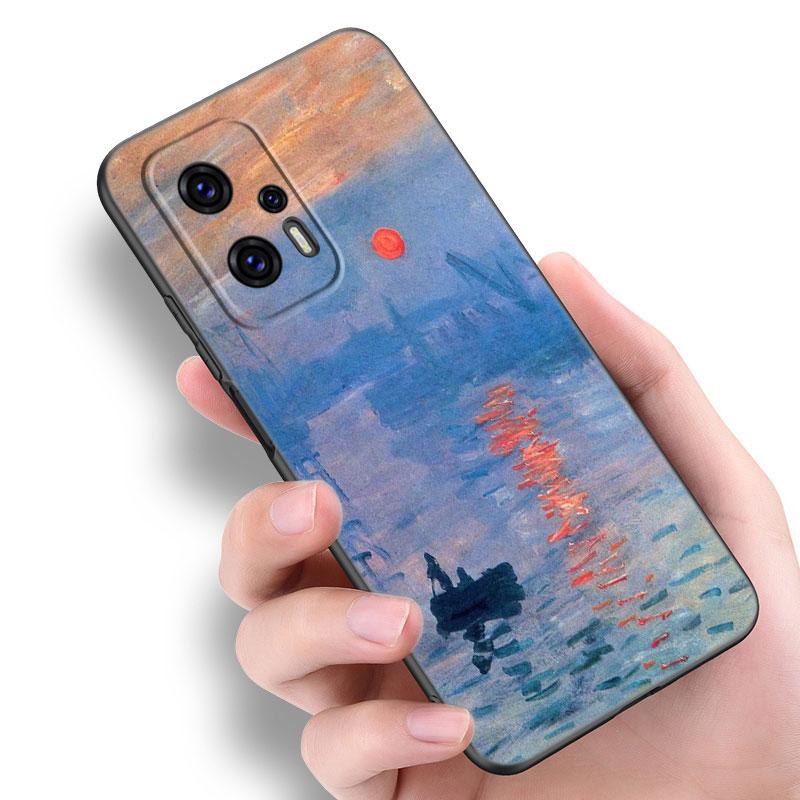 

Чехол для телефона с масляной живописью Клода Моне для Xiaomi POCO F2 F3 M2 M3 M4 X3 X4 Pro NFC F4 GT 5G F1 X2 C3 C31 C40 M5S TPU черный чехол Xiaomi POCOphone F1