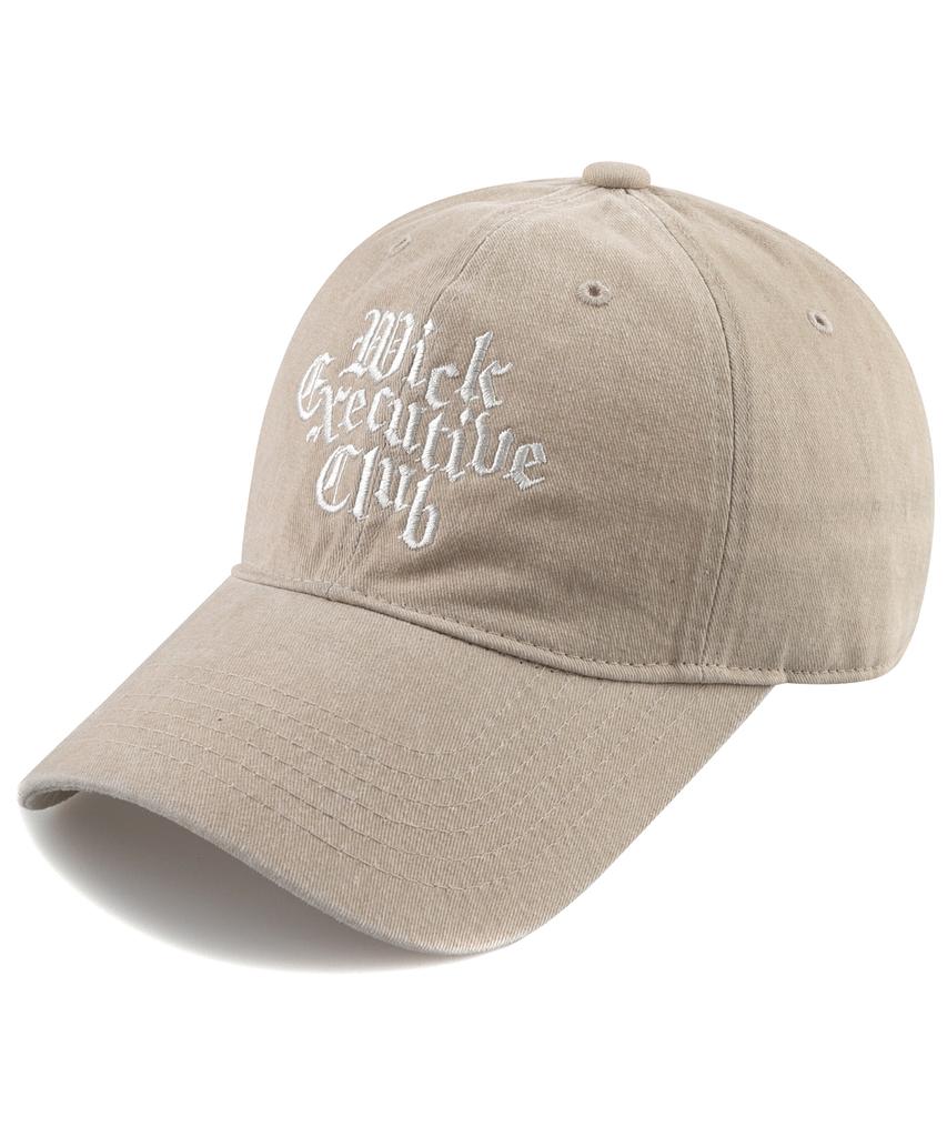 Wig Gothic Executive Club Pigment Ball Cap - Beige