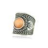 Exaggerated European and American Retro Turquoise Diamond Ring