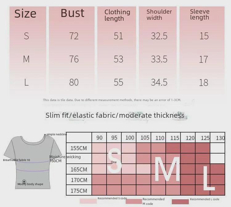 Women's Slim Fit V-Neck Yoga Outfit - Quick-Dry Pleated Short-Sleeve T-Shirt for Pilates, Fitness, and Running.