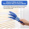 2PCS Blind Cleaner Brushs with 5 Reusable Microfiber Sleeves Brush, Window Blind Duster Tool Blind Cleaner Tool for Window, Car Air Condition, Fans,