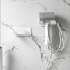 Hair Dryer Storage Rack Non Perforated Bathroom Household Hair Dryer Holder Bathroom Air Duct Wall Hanging Rack Minimalist