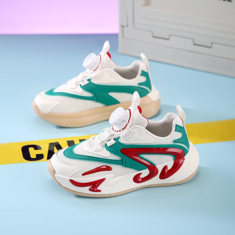 

Обувь для мальчиков кроссовки 2025 новые весенне-осенние детские нескользящие для уроков физкультуры в начальной школе беговые для детей среднего и старшего возраста 39 бежевый