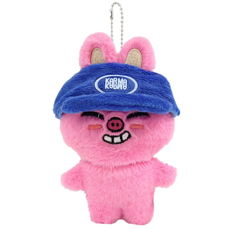 Wolf Bear Plush Rabbit Keyring With Hat Design For Kids And Gift Collectors