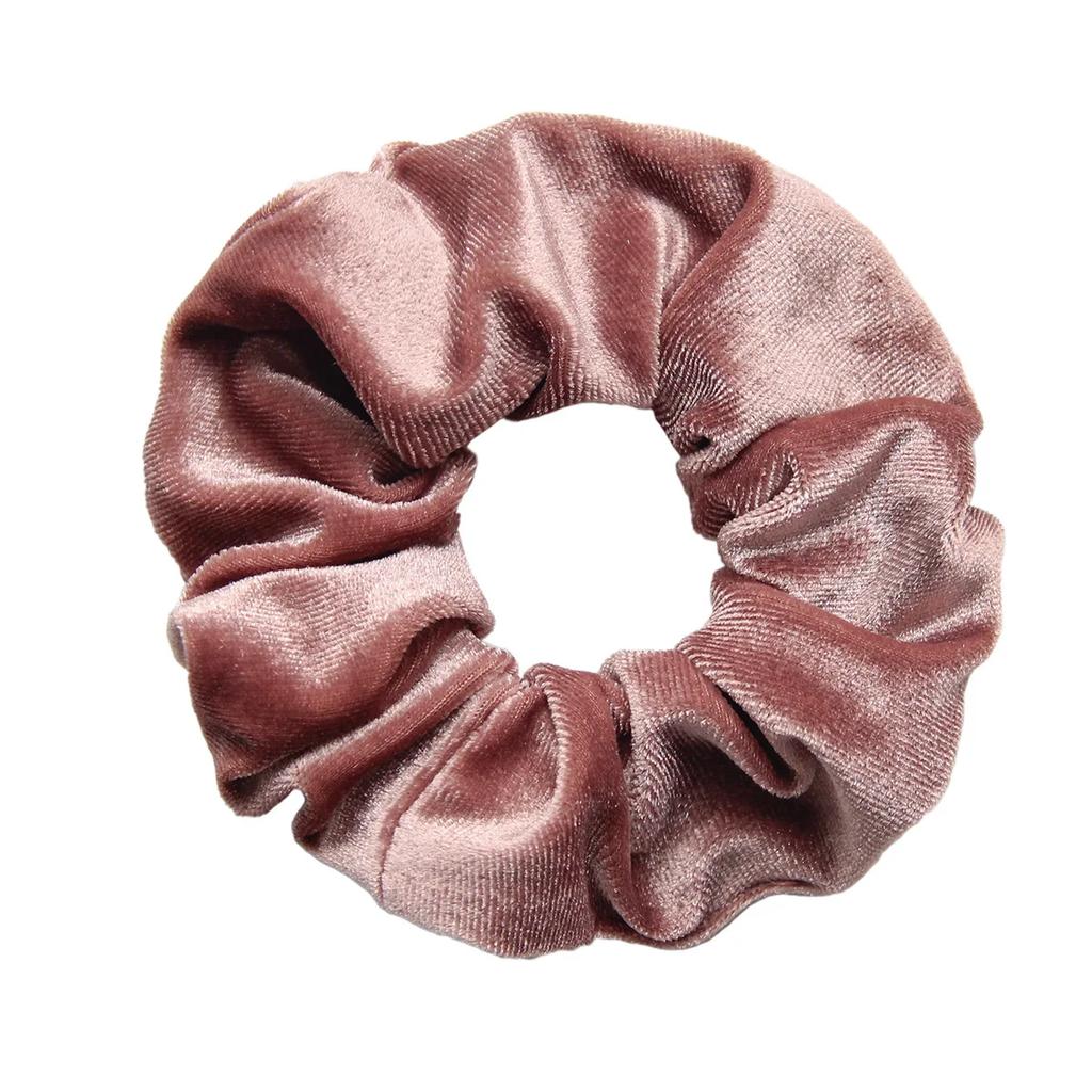 45 Colors Large Vintage Velvet Scrunchies Girls Elastic Hair Bands Ponytail Holder Ties Rubber Bands Fashion Women Accessories
