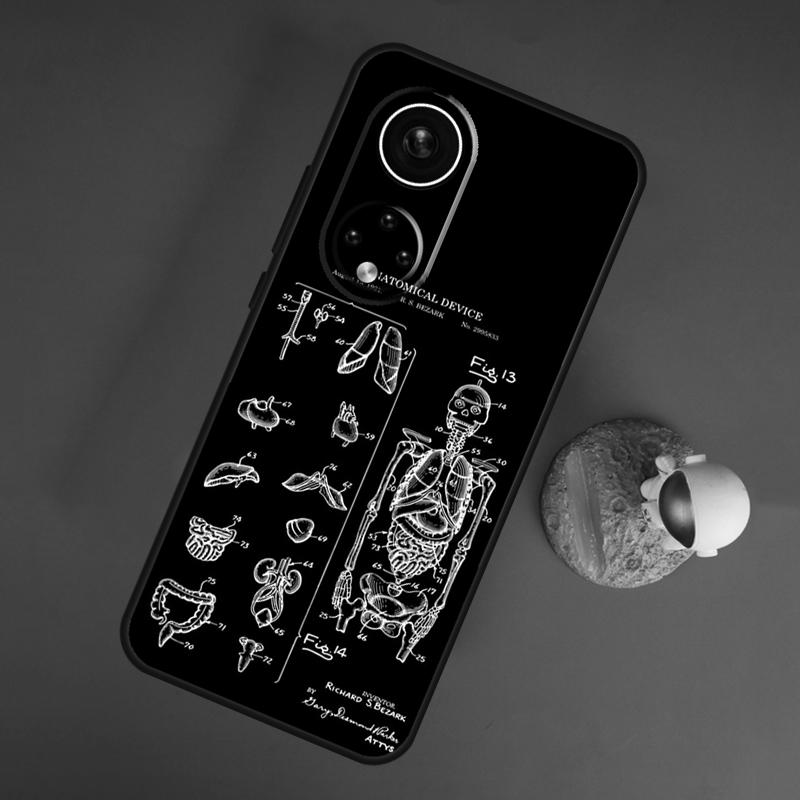 

Медицинские органы человека мозг для Huawei Honor Magic 5 Lite 70 50 X8 X9 a P20 P30 P40 P50 P60 Pro P Smart Nova 9 5T чехол Honor 70