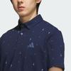 Adidas Monogram Pg Brand Logo Casual Sports Quick-Dry Pullover Short Sleeve Polo Shirt Men Polo Shirts Navy-Blue JF6300