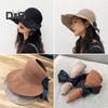 Women Summer Sun Hat Wide Brim Empty Top Hat Foldable Travel Beach Hat Outdoor Travel Sun Protection Hat