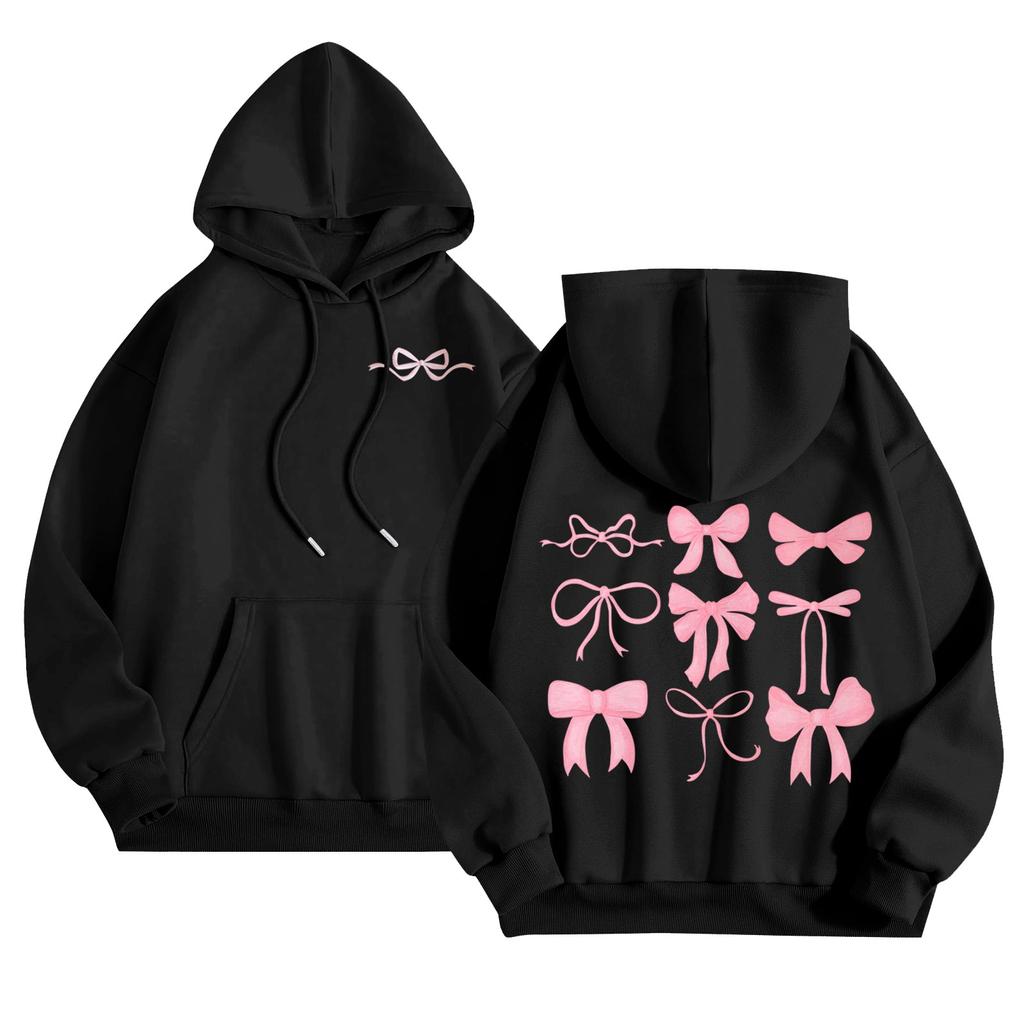 Women's Round Neck Printed Tops Cotton Casual Fashion Long Sleeve Pullover Top Blouse