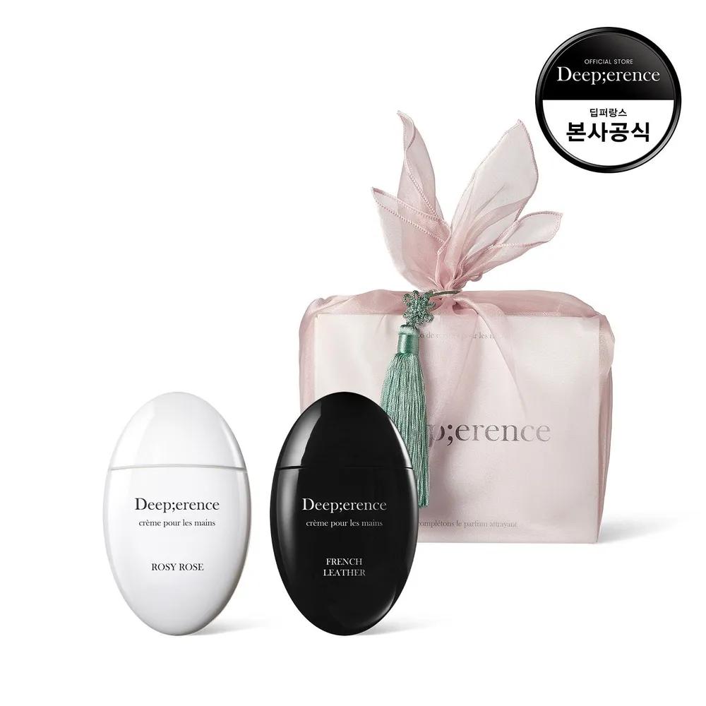 

Perfume Hand Cream Duo Set (Select 1) 50ml each / Total volume 100ml French leather