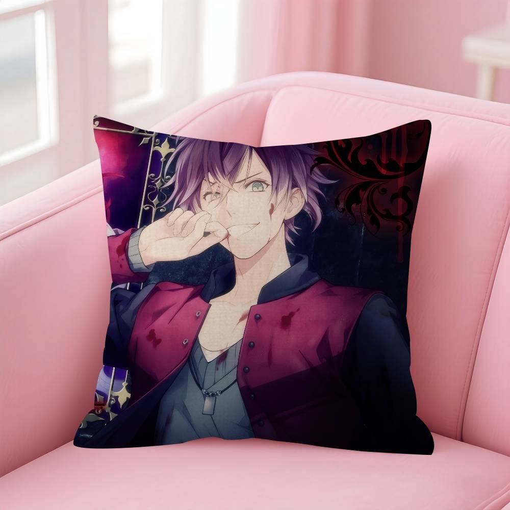 Anime Diabolik Lovers Pillow Cushion Cover Pillowcase Living Room Sofa Home Decor