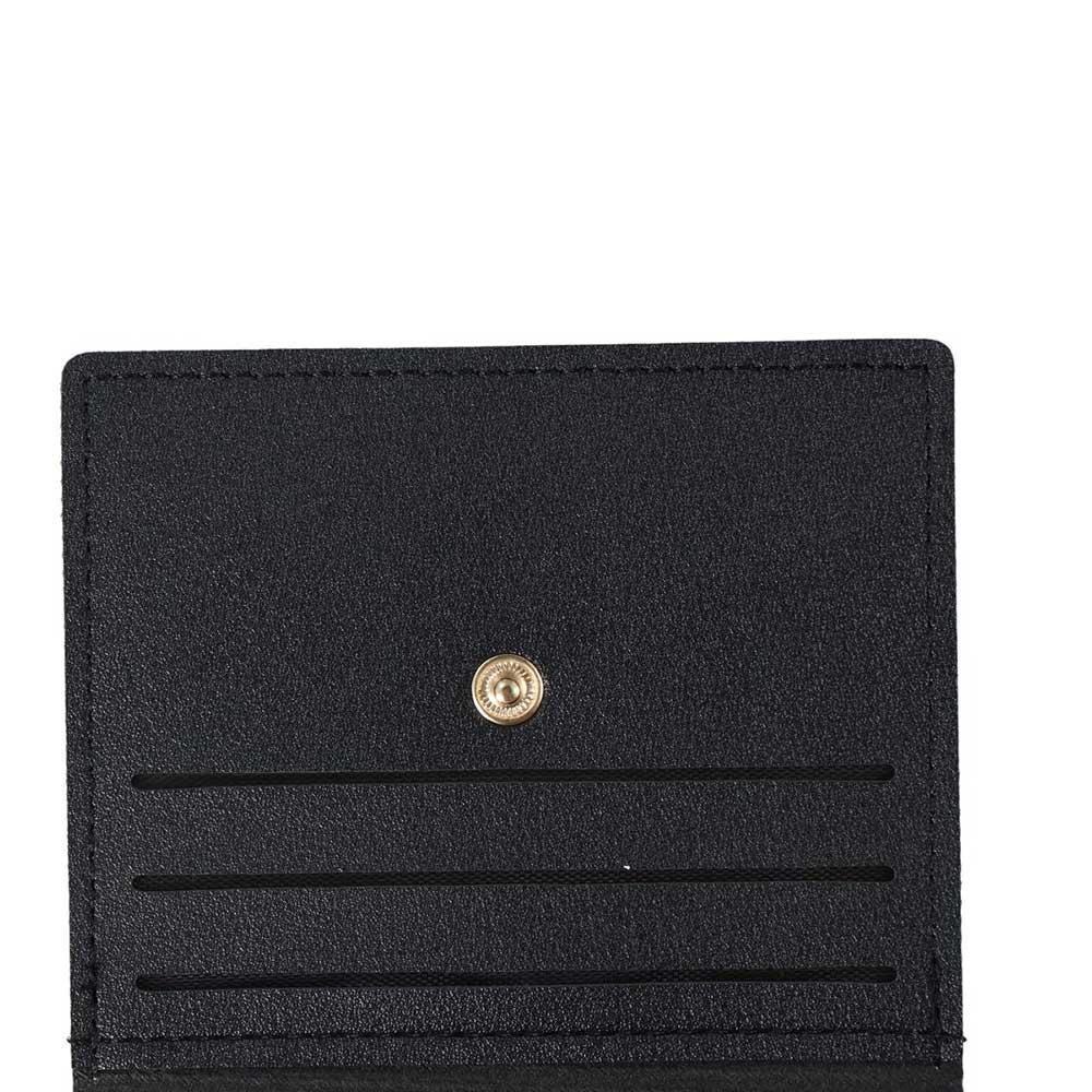 Solid Color Thin Envelope Card Bag Wallet Snap Button Coin Purse Retro Mini Wallet Women