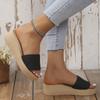 Imitation Wear Flipflops Fashion Outside Twine Bottom Womens Slippers Sandals Thick Sole Fashion Summer Slippers