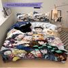 3pcs Demon Slayer Anime Characters Festival Gift Set-Home Decor Bedding Suit for Bedroom, Guest Room, Living Room, Hotel-Suitable for Fans,