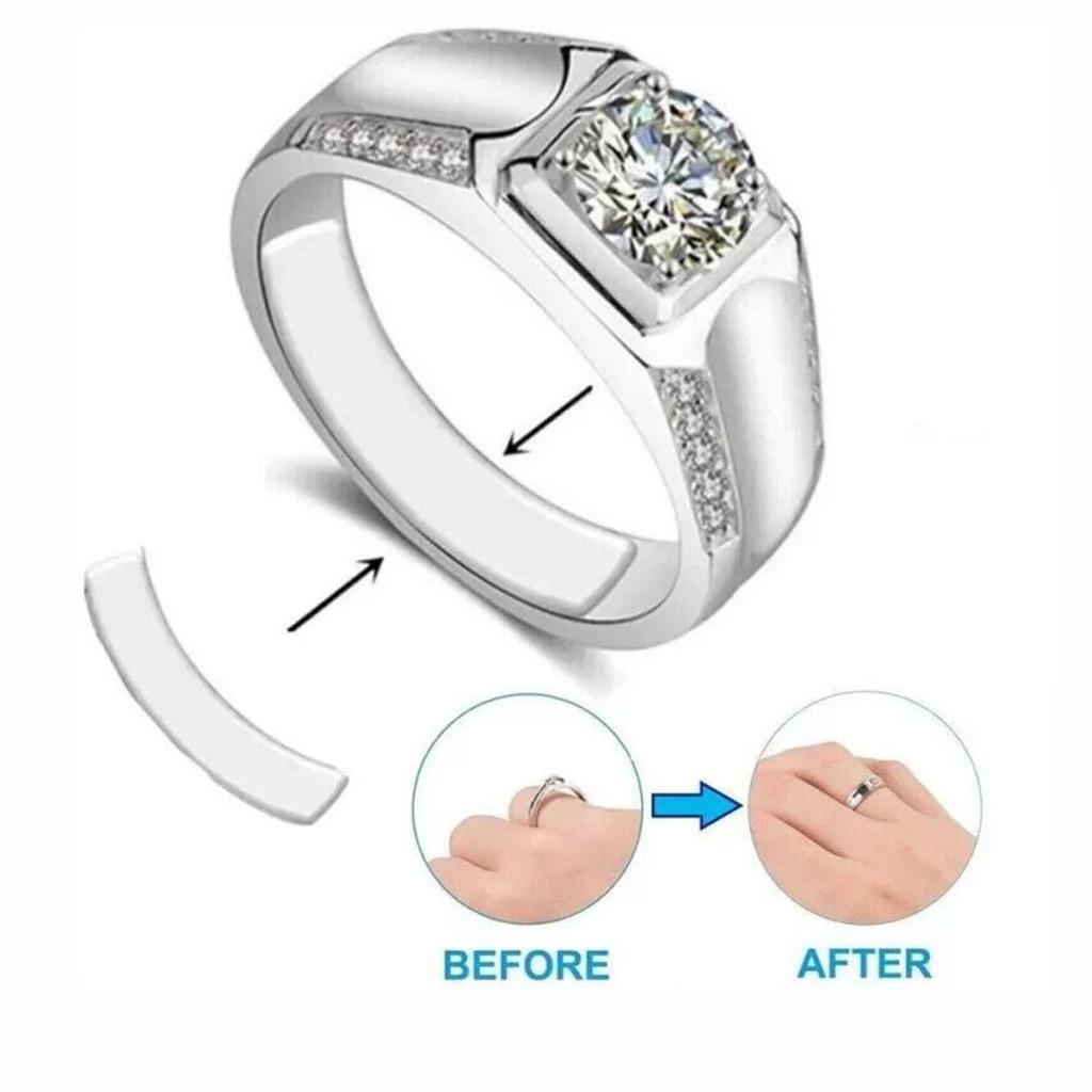 Adjust Rings Size Silicone Transparent Sticker For Loose Ring Adjustment Invisible Finger Ring Size Resizer Reducer Jewelry Tool