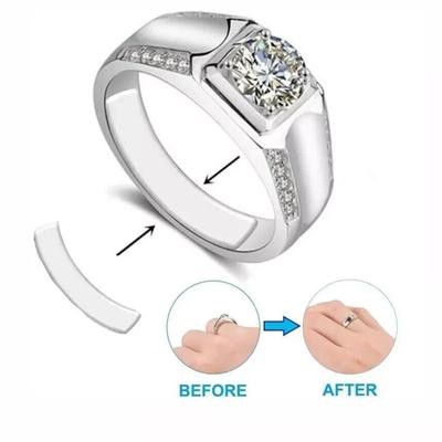 Adjust Rings Size Silicone Transparent Sticker For Loose Ring Adjustment Invisible Finger Ring Size Resizer Reducer Jewelry Tool
