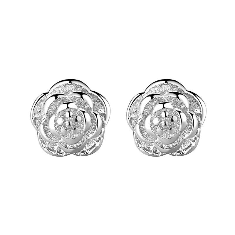Camellia Earrings for Women Romantic Elegant Floral Earrings Trendy Chic Dainty Accessories
