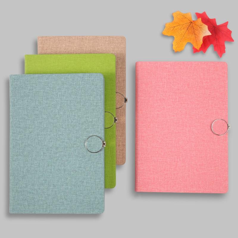 

A5 Datebook Simple Notebook Personality Business Notebook Student Diary Notebook round clip