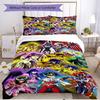 3pcs Duvet Cover Set (1*Duvet Cover + 2*Pillowcase, Without Core), Saint Seiya Print Soft All‑Season Bedding Set, Home Bedroom Decor Gift