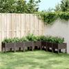 VidaXL Planter with Legs, Raised Bed, Flower Box, Plant Pot Garden Patio Terrace Backyard Outdoor, 367915