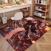 Genshin Impact Print Rug, Washable Floor Carpet, For Entryway Dorm Laundry Room Office Study, Home Decor Birthday Christmas Gift