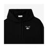 Lacoste Women S Graphic Point Hooded SweatShirt [black]
