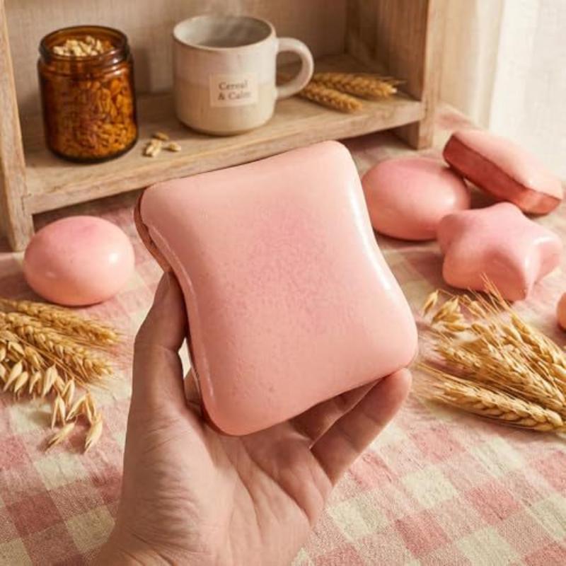 Realistic Toast Squeeze Fidget Toy Soft Slow Rising Stress Relief Bread Toy for Kids Birthday Party Favor Gifts