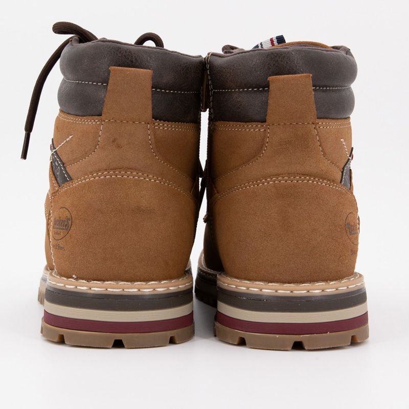 Bottines avec zip cognac avec lacets Homme DOCKERS BY GERLI