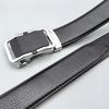 Men's Popular Leather Belt with Automatic Buckle - Business Casual Cowhide Waistband
