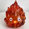 Objects Lamp Cartoon Cartoon Calcifer Anime 12cm Candle Desktop Action Figures Model Statue Pvc Model Collection Ornament Toys