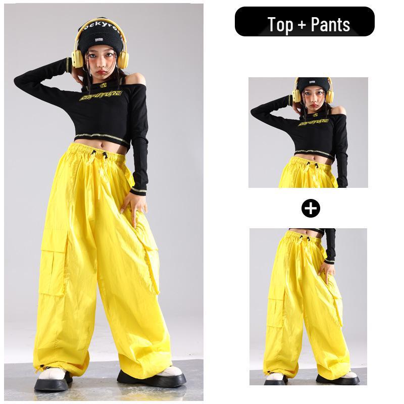 Trendiges Jazz-Tanzkostüm-Set für Mädchen für Auftritte und Laufstege