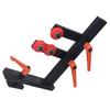 Wood Lathe Steady Rest L Shape Height Adjustable Cast Iron Woodworking Lathe Center Frame