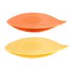 2pcs Tatting  s Plastic Tatting  s Craft Tool for   Hand Sewing Knitting(Orange Yellow )