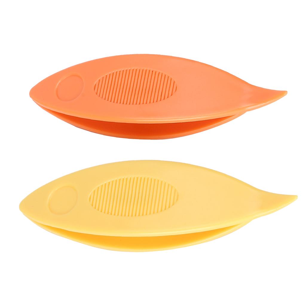 2pcs Tatting  s Plastic Tatting  s Craft Tool for   Hand Sewing Knitting(Orange Yellow )