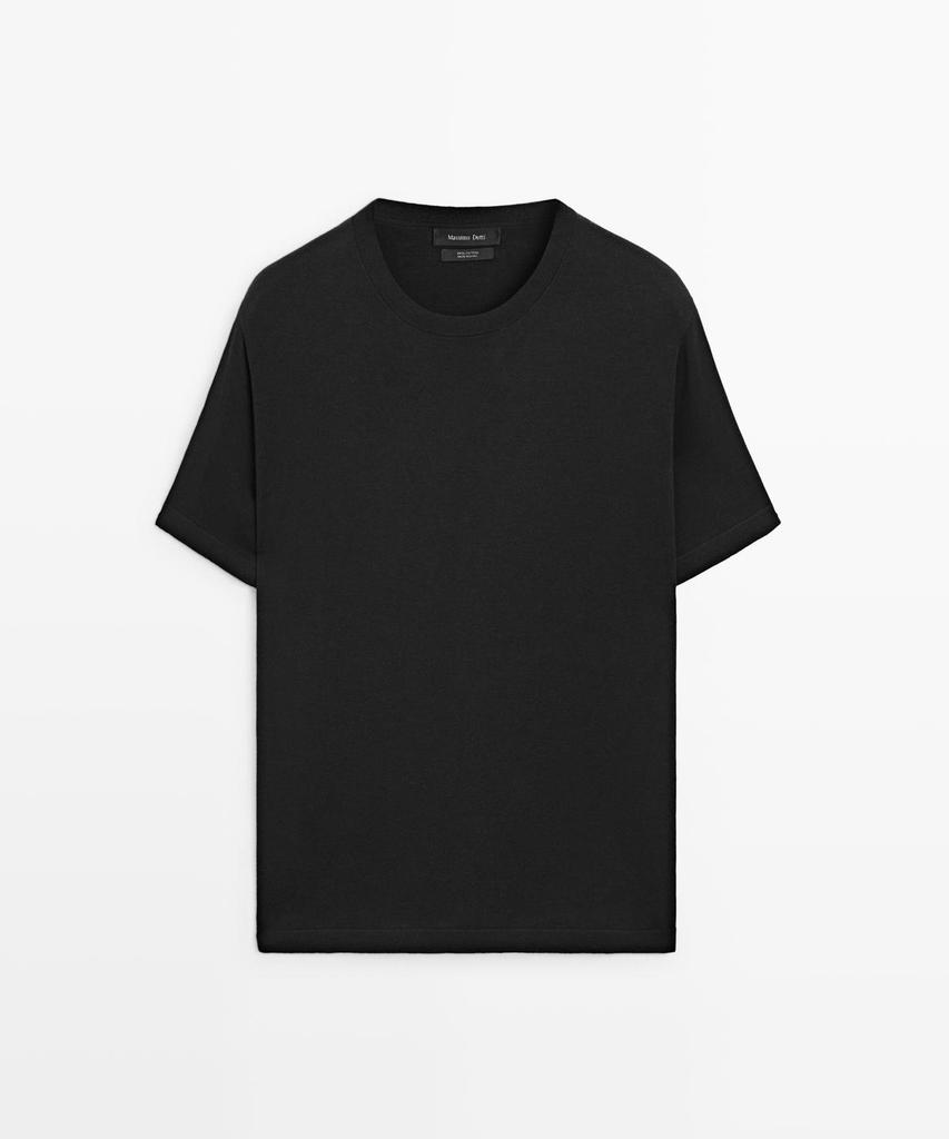 Masimodutti Cotton Knit T-Shirt