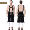 Oktoberfest Karobluse & Bestickte Latzhose Halloween Cosplay Outfit
