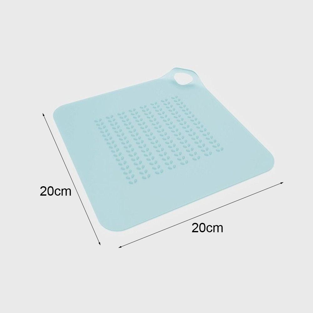 Silicone Anti-blocking Drain Cover Square Shape Shower Drain Plug  Household Sewer Pipe