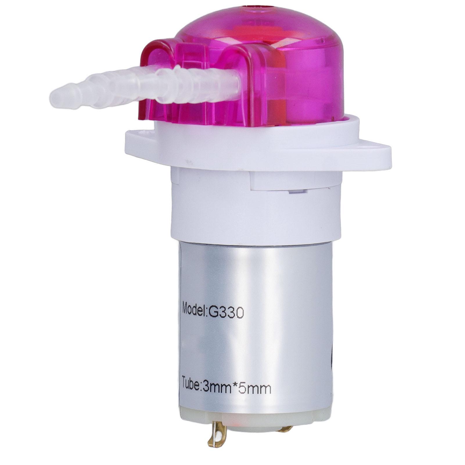 

Peristaltic Pump Mini DC Small Micro Circulating Electric Self Priming Liquid Dosing Pump 5000RPM